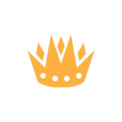 Crown icon design template vector isolated illustration