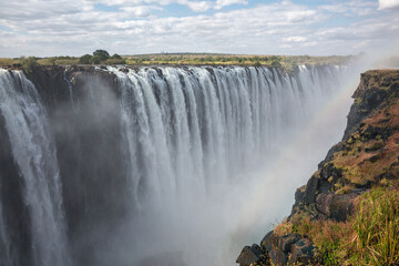 Gigantes Victoria Falls, on the Zambezi River on the border between Zambia and Zimbabwe.