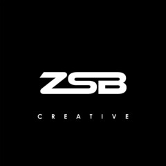 ZSB Letter Initial Logo Design Template Vector Illustration	
