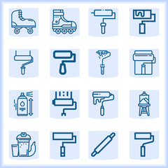 Thrill  related simple set. 16  lineal