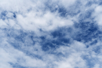Beautiful cloud with blue sky natural background