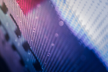 CloseUp LED blurred screen. LED soft focus background. abstract background ideal for design.