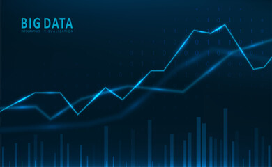 Abstract infographics visualization