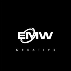 EMW Letter Initial Logo Design Template Vector Illustration	
