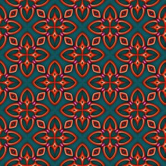 colorful symmetrical repeating patterns for textiles, ceramic tiles, wallpapers and designs. seamless image. 