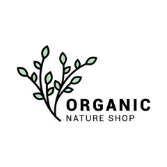 Natural business logo collection in minimal style Vector template.