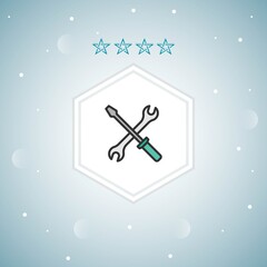     settings vector icon modern