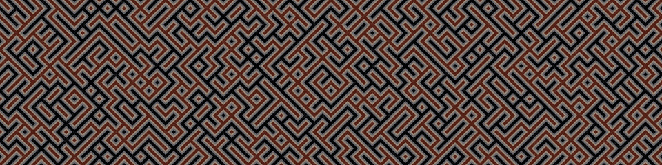 Abstract Geometric Pattern generative computational art illustration