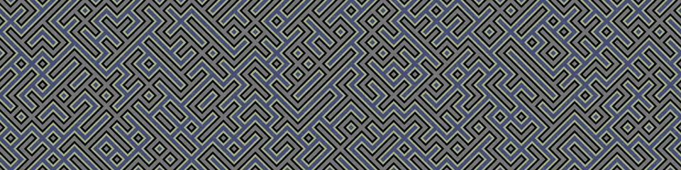 Abstract Geometric Pattern generative computational art illustration