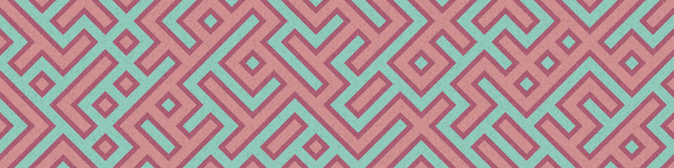 Abstract Geometric Pattern generative computational art illustration
