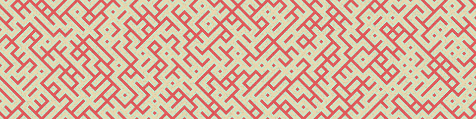 Abstract Geometric Pattern generative computational art illustration