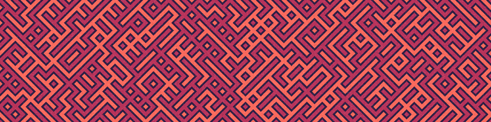 Abstract Geometric Pattern generative computational art illustration