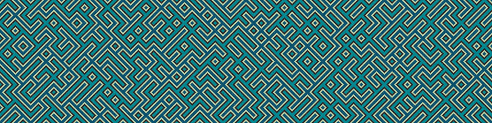 Abstract Geometric Pattern generative computational art illustration