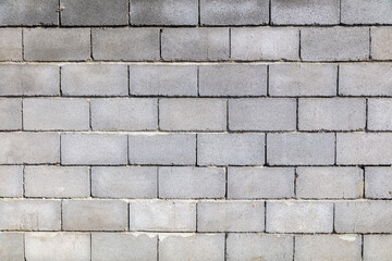 Wall from cinder blocks as an abstract background