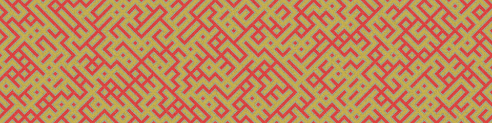 Abstract Geometric Pattern generative computational art illustration