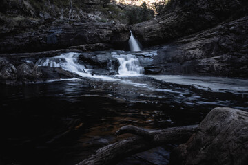 Waterfall and river