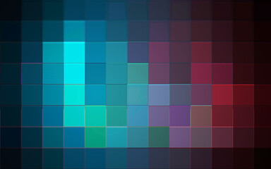 Abstract dark geometric background with squares.
