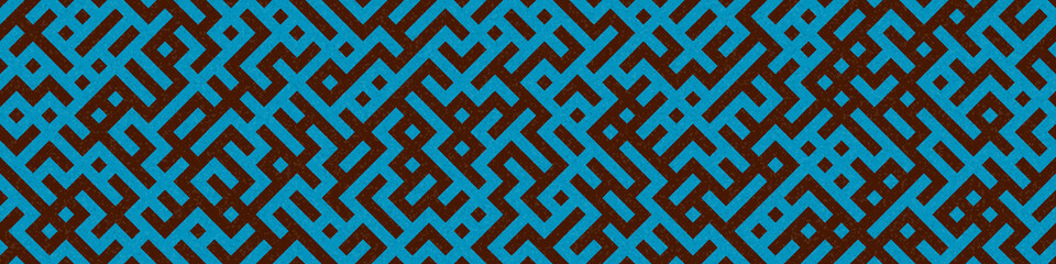 Abstract Geometric Pattern generative computational art illustration