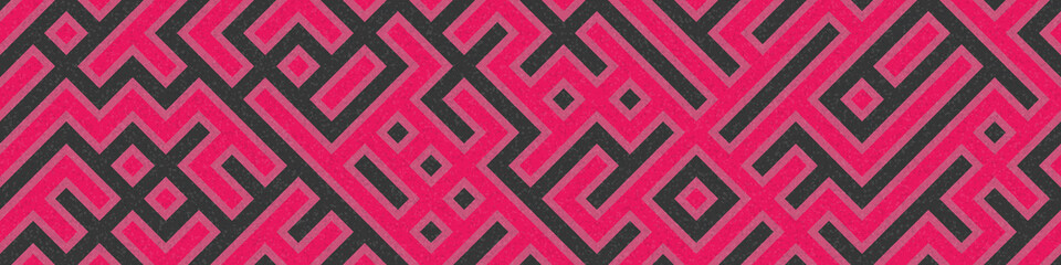 Abstract Geometric Pattern generative computational art illustration