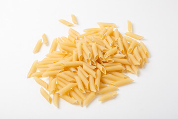 macaroni isolated on a white background
