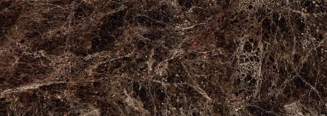 Naklejka na ściany i meble Dark color marble texture, emperador marble texture background.Brown marble background