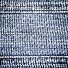 Jeans texture with seams