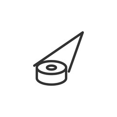 Sushi icon. Food symbol modern, simple, vector, icon for website design, mobile app, ui. Vector Illustration