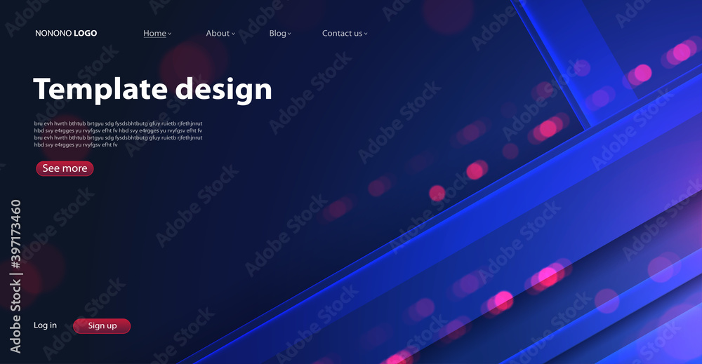 Poster color gradient background design. abstract geometric background with liquid shapes and line for post
