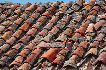 old roof tiles