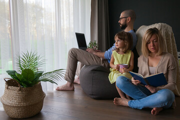 Family spending time together