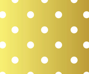 Gold polka dots pattern, colorful holiday background - vector abstract background