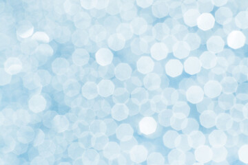 Abstract bokeh light blue background