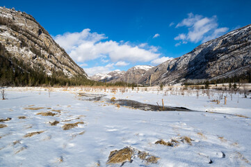 View of Altay mountains