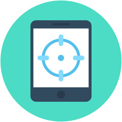 
Mobile Marketing Vector Icon
