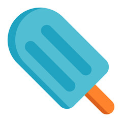 popsicle stick icon with flat style. Suitable for website design, logo, app and ui.