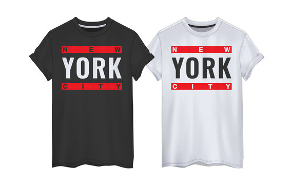 New york letter Print on T-shirts,Vector illustration.