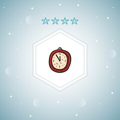 clock_  vector icon modern