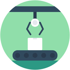 
Robotic Arm Vector Icon
