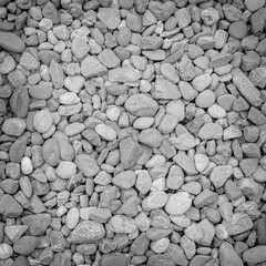 Gray Gravel texture on the ground nature abstract background
