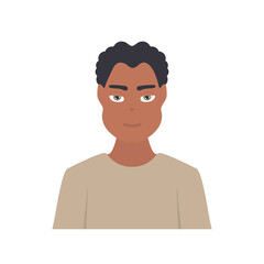 An Australian boy. Avatar of an African teenager.