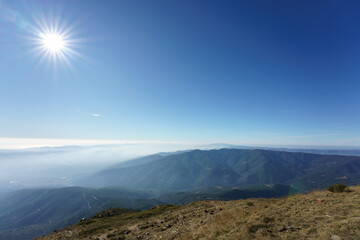 Panoramic views from the top of the 