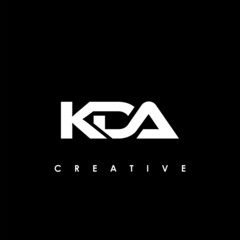 KDA Letter Initial Logo Design Template Vector Illustration	
