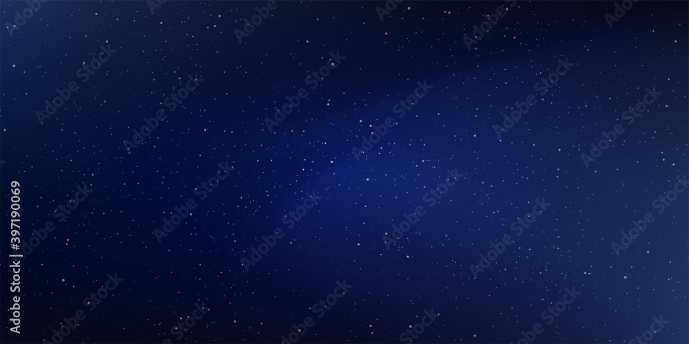 Wall mural star and star dust in deep universe. abstract space background. vector illustration.