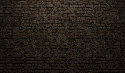 Dark brick wall Texture of old dark brown and red brick wall backgorund