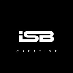 ISB Letter Initial Logo Design Template Vector Illustration	
