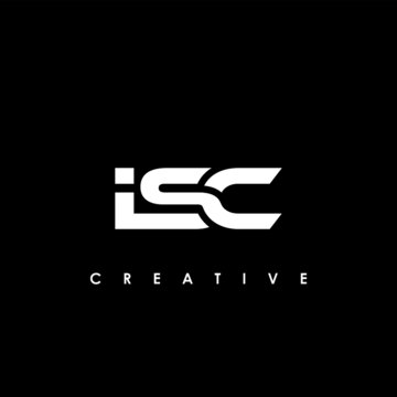 ISC Letter Initial Logo Design Template Vector Illustration	
