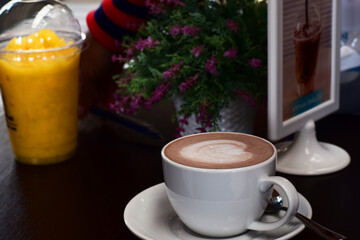 cup of cappuccino