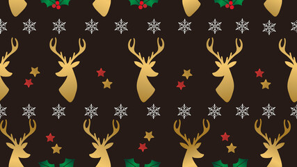 Happy Holidays Seamless background pattern vector. Happy New year 2021 wallpaper. Happy Winter patterns design concept for fabric, cover, invitation card, Banner, social media story and post.