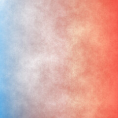 Gradient color orange and blue paper. Sky and cloud background.	