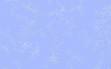 Light Pink, Green vector template with artificial intelligence structure.